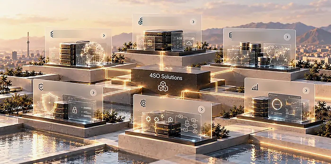 Problems and products on one foundation: infrastructure, platform, data, security, operations and automation.